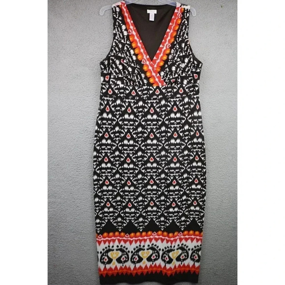 Chico's Women's Sleeveless Slinky, Silky Maxi Dress-Size 2 - Picture 1 of 6